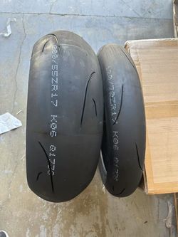 King Type K06 High Performance Motorcycle Tires Set | Front 120/70ZR17 & Rear 200/55ZR17 | Street & Track