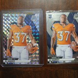 Football rj Harvey rc cards