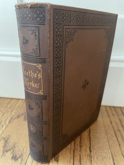 Goethe's Werke Ludwig Geiger Volume 5 Berlin 1883 Antique Books RARE. Condition is pre owned and overall is in very impressive shape given the book is