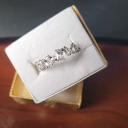 Bomb Party Rhodium Ring