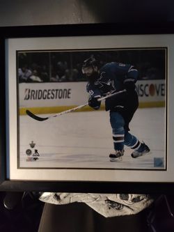 San Jose Sharks Brent Burns NHL Finals Framed Picture