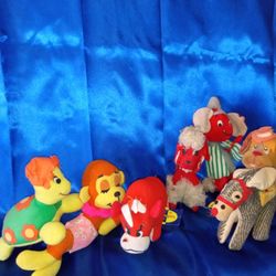 Lot Of 7 Dakin Dream Pets Vintage Stuffed Toys $20