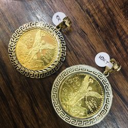 10KT Gold Rope Chain W Charam