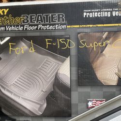 Husky Weather Beater Ford F-150 Super Cab Floor Protection