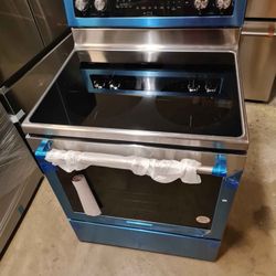 30”brand New Kitchen Aid 5 burner Air Fryer Convection Electric Stove 