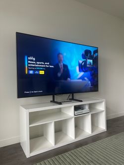 70 in Vizio TV and IKEA TV stand