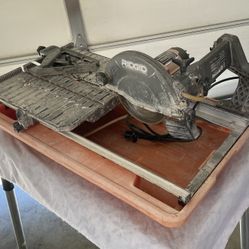 RIDGID 9-Amp 7 in. Blade, Corded Wet Tile Saw