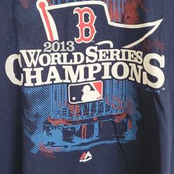 World Series Red Sox 2013 Year T-Shirt Size M