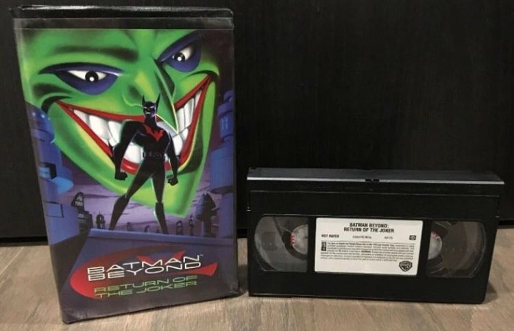 Batman Beyond Return of the Joker VHS Tape With Clamshell