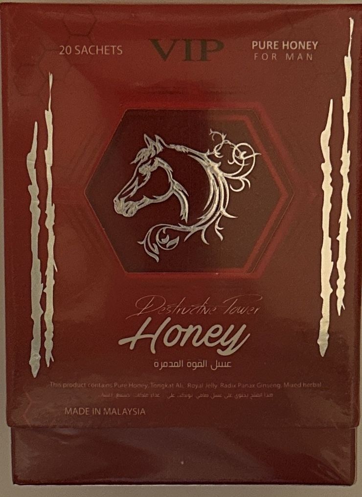 AR&R Organic Honey with Natural Jelly Bee Pollen - Large Pack 20