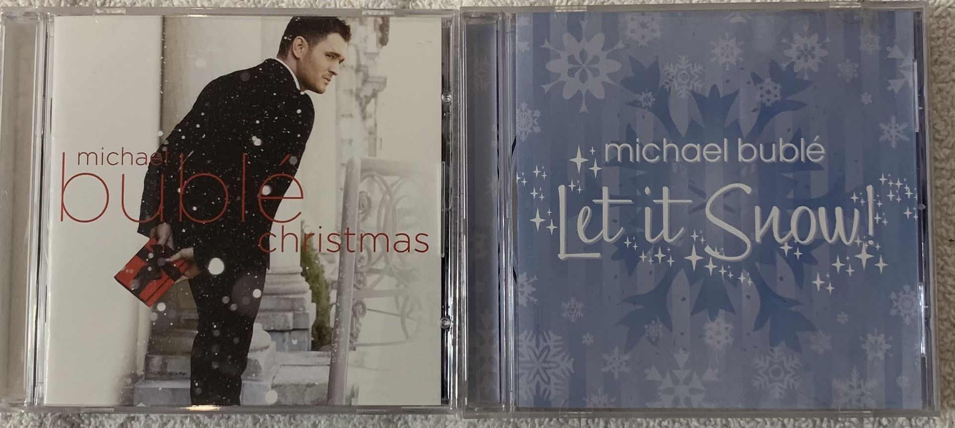 Michael Bublé Christmas & Let it Snow! Holiday Albums (2) Total CDs