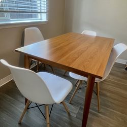  Dining Table And Four Chairs 