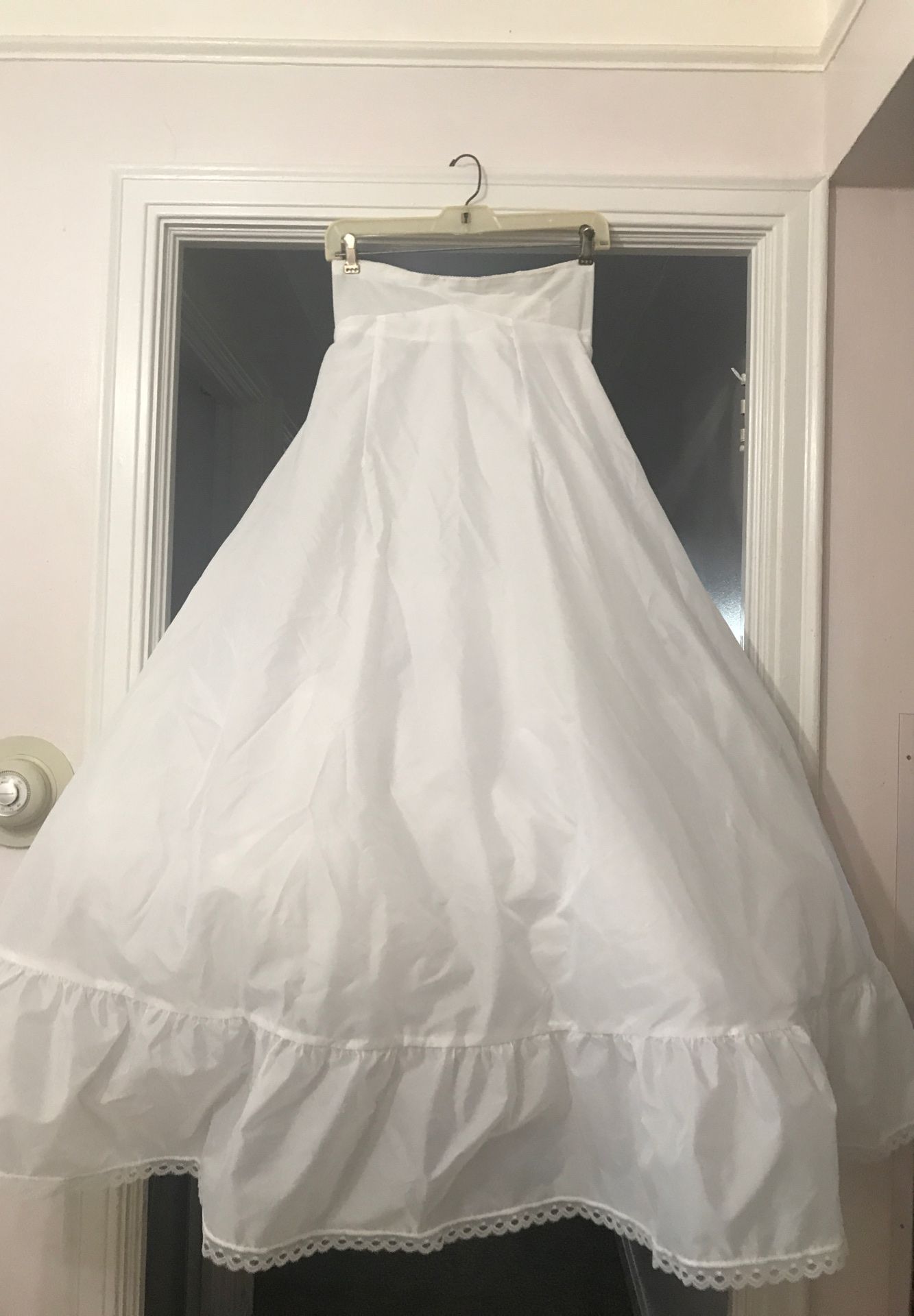 Petticoat size 10 and Strapless torsolette bra 34B