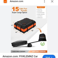 Fivklemnz Cargo Carrier 15 Cubic feet NEW