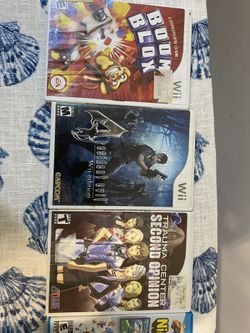 Nintendo Wii Game Bundle, Resident Evil 4, Super Mario & Much More