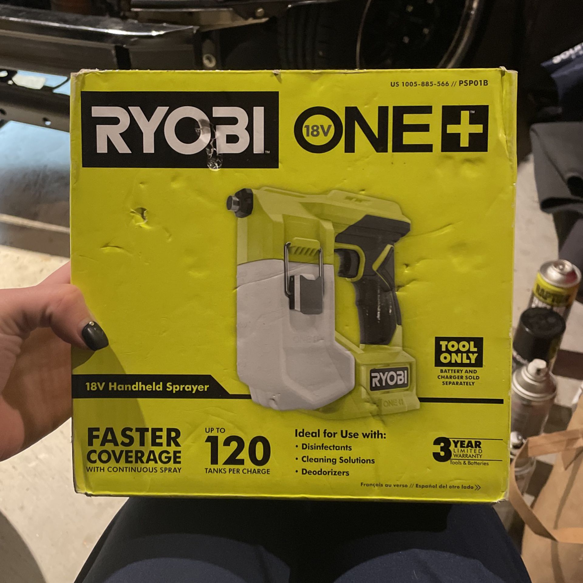 Ryobi Handheld Cleaner/disinfectant Sprayer