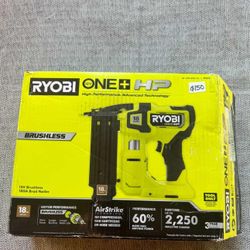 RYOBI BRAD NAILER 18G