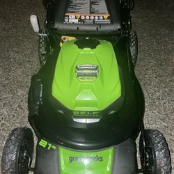 Greenworks Cordless Self-Propelled Lawn Mower Battery & Charger