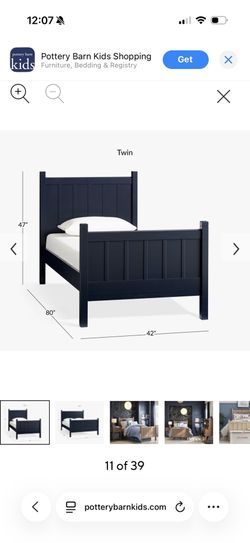 Pottery Barn Camp Twin Bed