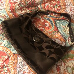 Chocolate coach shop purse