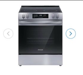 Frigidaire slide in Electric Range Stainless Steel