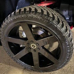 24” Rims And Tires 
