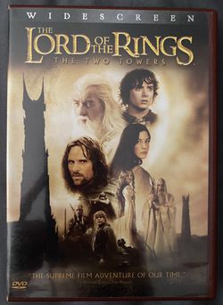 The Lord Of The Rings The Two Towers widescreen DVDS /Discs