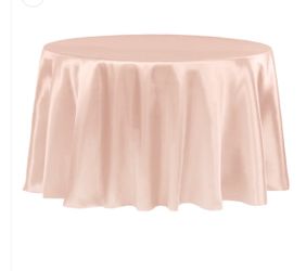 Rose gold tablecloths