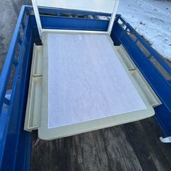Solid queen bed base with 4 large storage drawers heavy duty lots of under bed storage