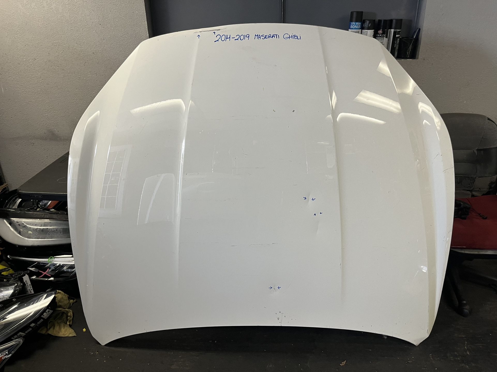 2014-2015-2016-2017-2018-2019 MASERATI GHIBLI HOOD OEM USED