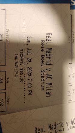 Real Madrid vs Ac Milan 