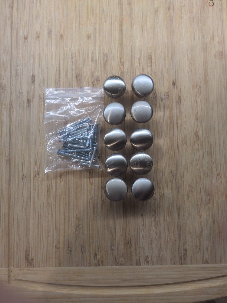 12 Pack chrome Cabinet/ Kitchen Cabinet Knobs