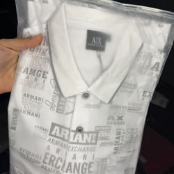 White Armani Polo