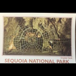 4 Postcards -Crystal Caves & Sequoia National Forest