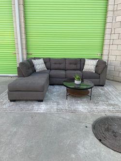 *Free Delivery* Ashley Furniture Gray Sectional Couch Sofa