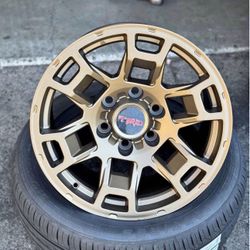 Toyota TRD Pro Style 17x9 6x139.7 +0 Toyota Tacoma 4Runner Fjcruiser Tundra GX460 GX470