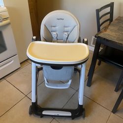 Peg Perego Siesta High Chair, Gray 