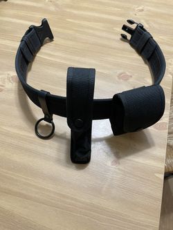 Police Or Security Belt & Pouches (up To 32”)