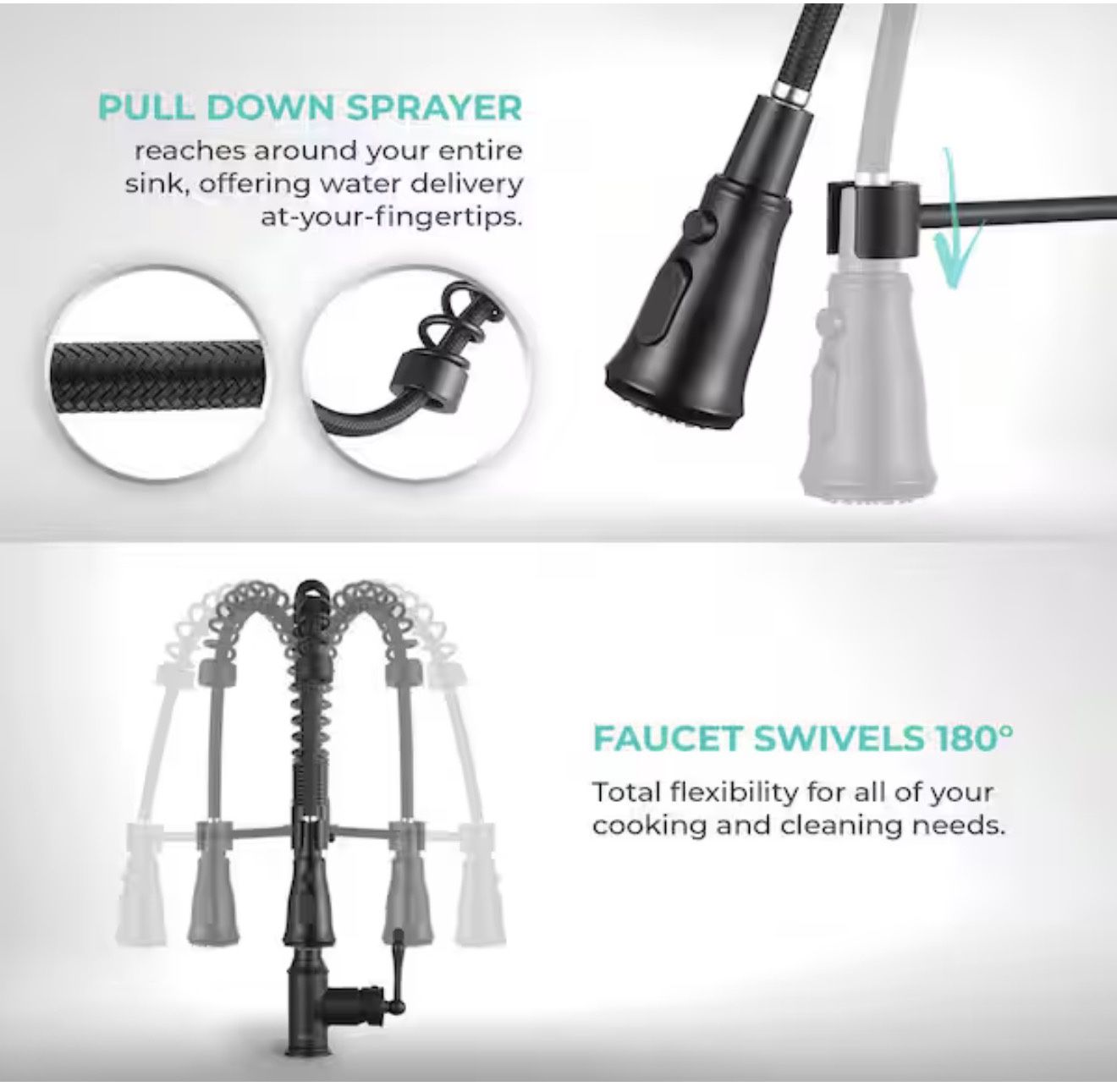 AKDY Kitchen Sink With Faucet