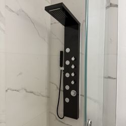 Shower Panel Black