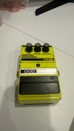 VINTAGE DOD FX58 Metal Maniac Distortion Guitar Pedal (Made in USA)