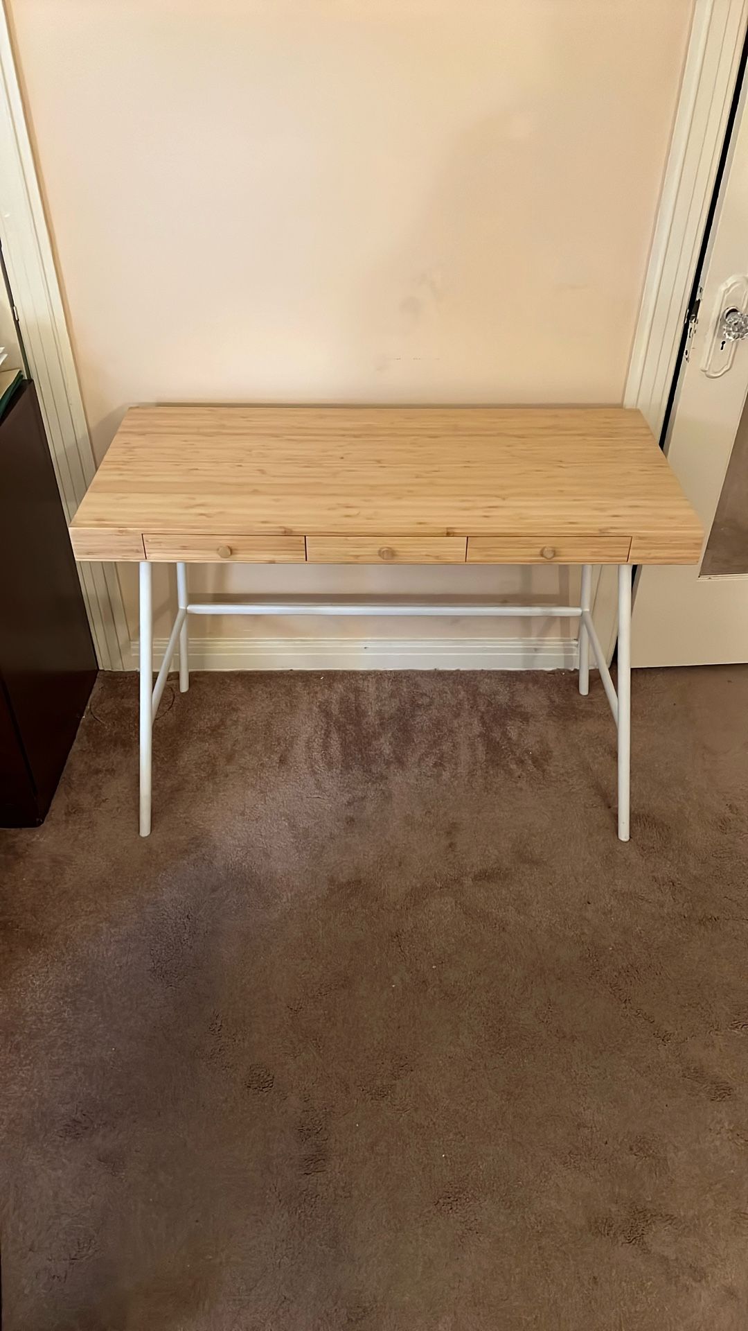 ✨ IKEA LILLÅSEN Bamboo Desk – Compact & Stylish | Must Sell ASAP