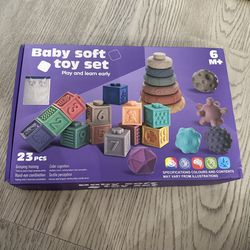 Baby Block And Stacker Set, New In Box