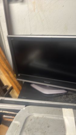 Panasonic TV on stand