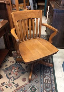 Oak office chair