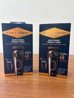 King C Gillette Cordless Beard Trimmer, Razor