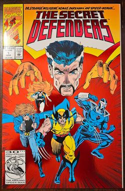 The Secret Defenders #1 Marvel Comics 1993 NM WHITE PAGES 🔥