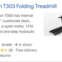 Horizon T303 Treadmill