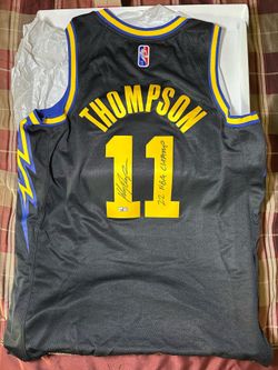 Klay Thompson Golden State Warriors Nike Swingman Auto Jersey Fanatics AUTHENTIC