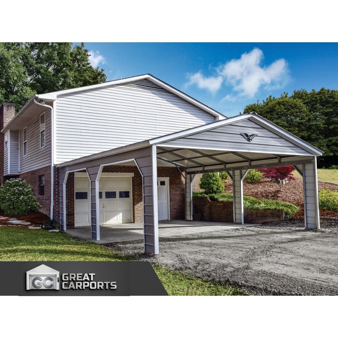 Carport Garage Building 20x25x8